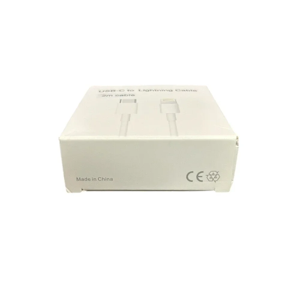 2m Charging Cable (6.6ft) Fast Charger Cord Data Sync for iPhone iPad